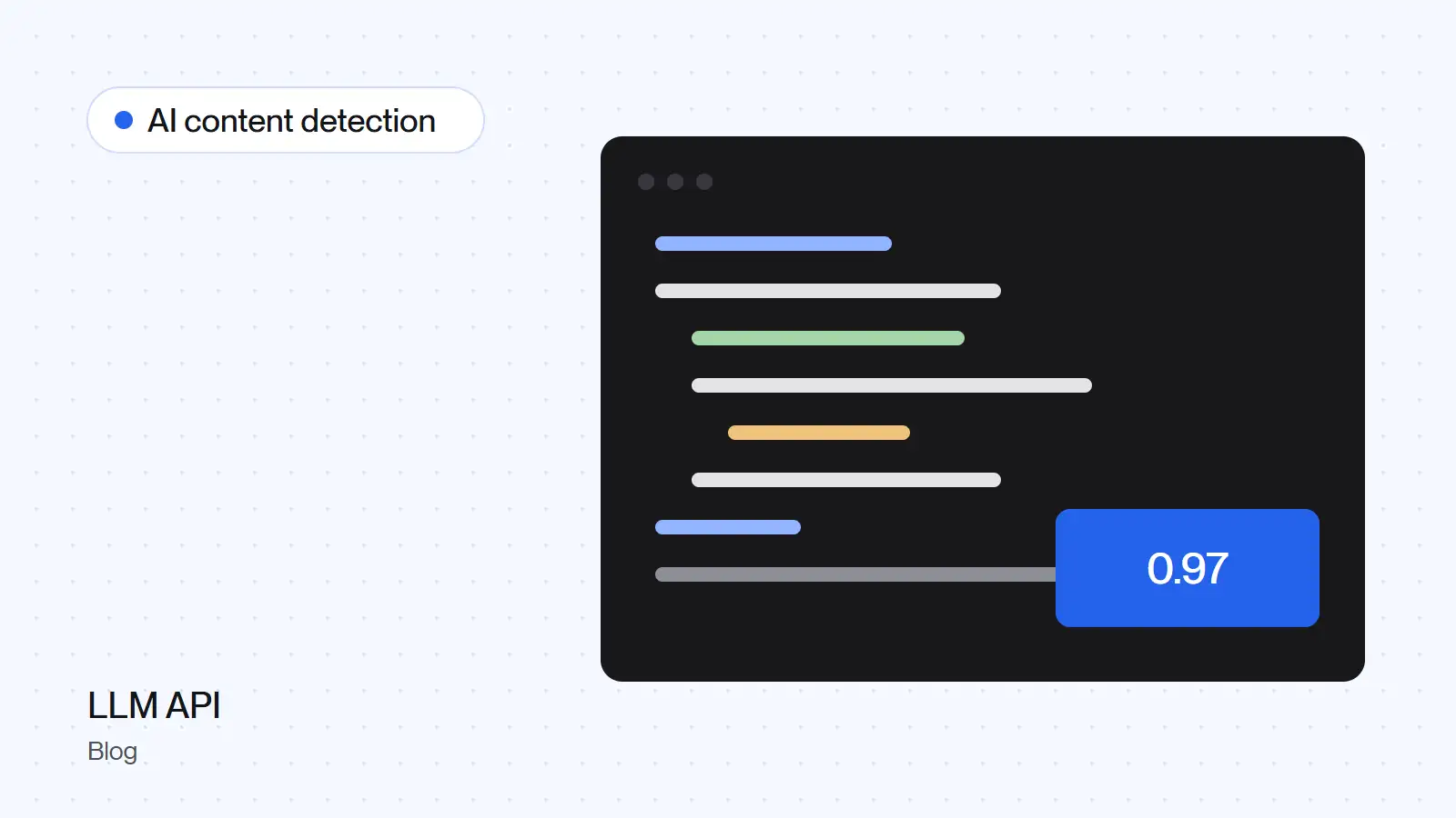 A Python code window returning a 0.97 detection score