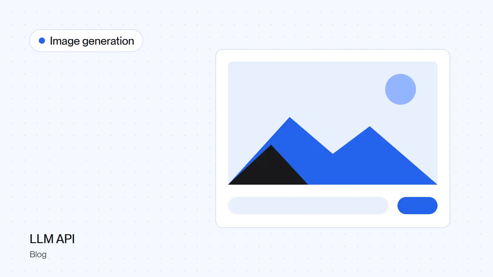An image generator window with a generated landscape
