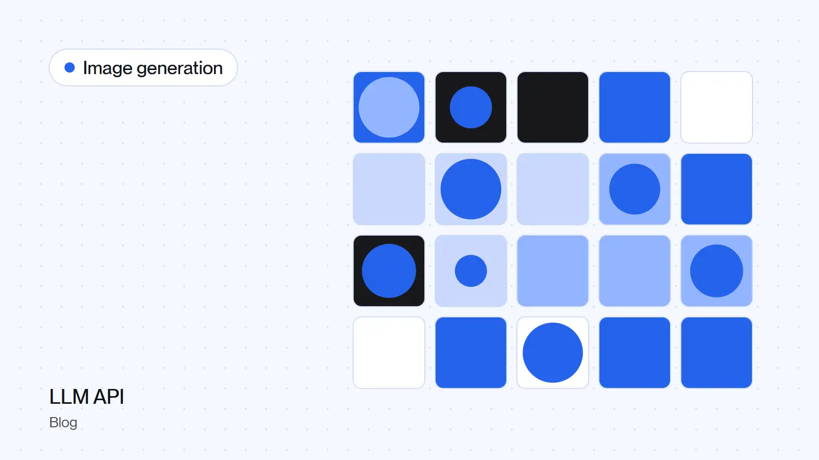 A grid of generated image tiles
