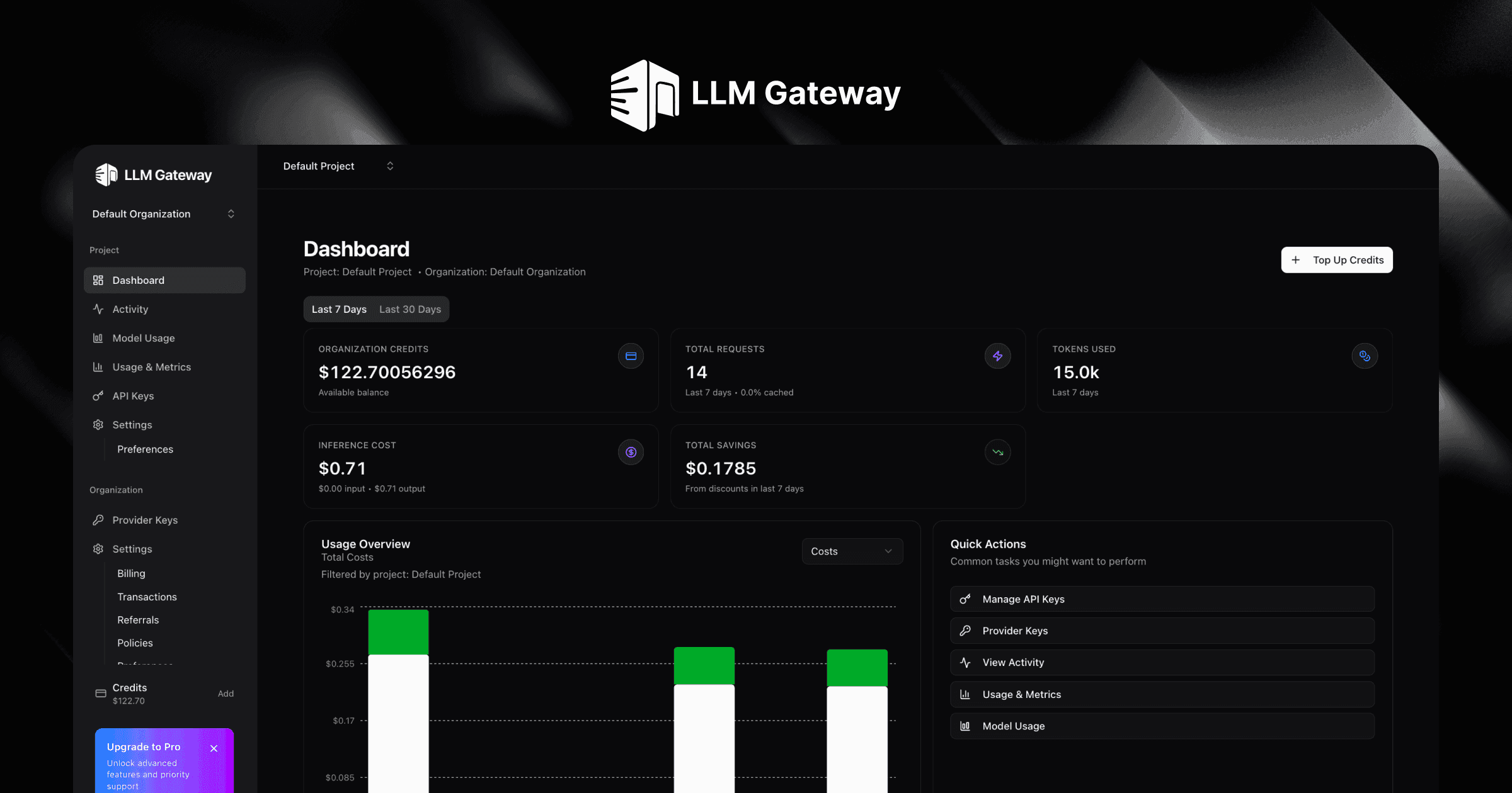 LLM Gateway v1.0 launch featuring multi-provider support and unified API